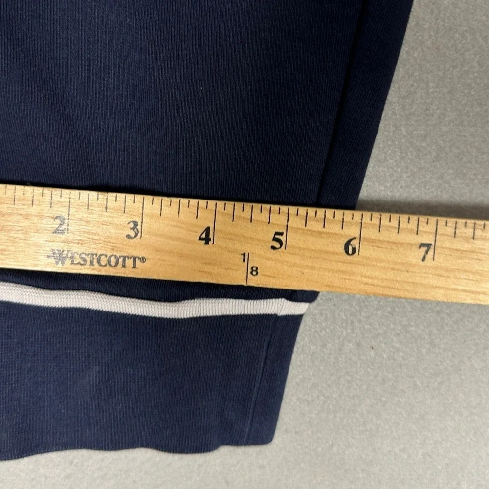 Lacoste Sport Pants Men XL Navy Blue Fleece Jogger Sweatpants Tricolor Croc Logo